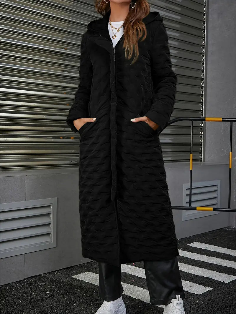 Eilly Bazar Autumn and winter hooded cotton-padded jacket