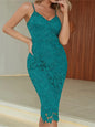 Eilly Bazar Lace Bodycon Spaghetti Dress