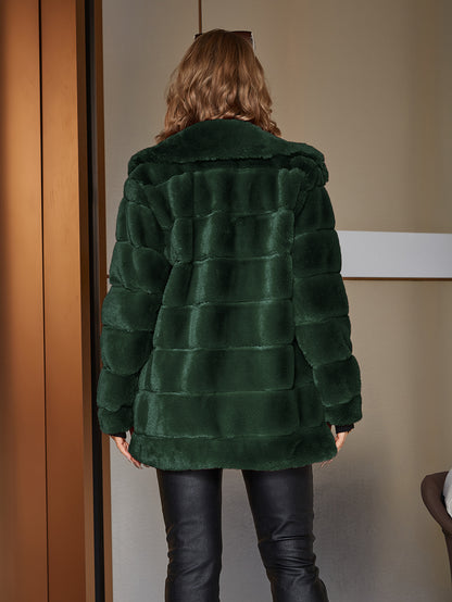 Eilly Bazar Women's Faux Fur Coat