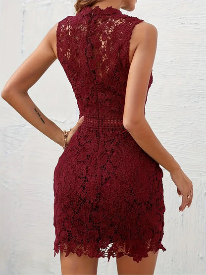 Eilly Bazar Women'S Elegant Lace Dress