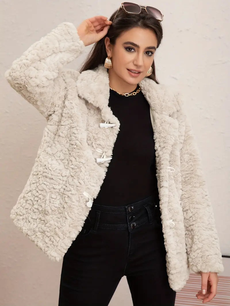 Eilly Bazar Women’s faux fur lined coat