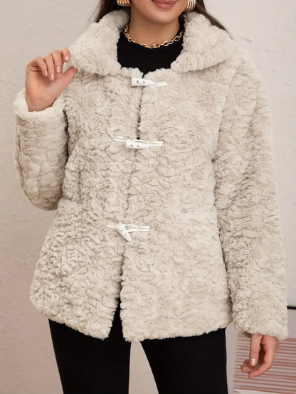 Eilly Bazar Women’s faux fur lined coat