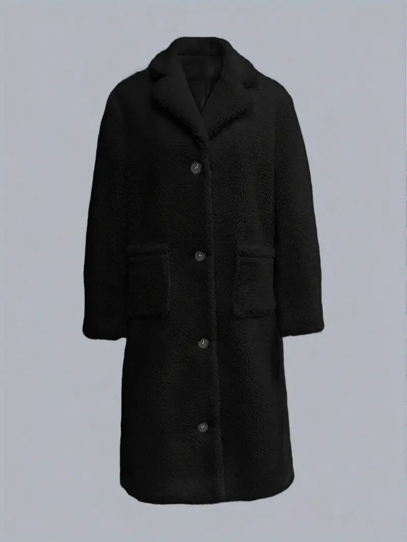 Eilly Bazar Ladies' Elegant Faux Fur Coat