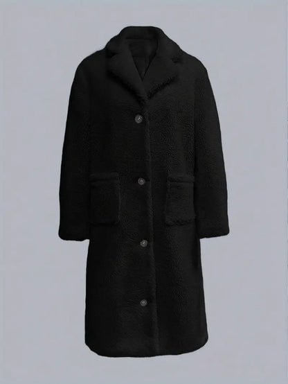 Eilly Bazar Ladies' Elegant Faux Fur Coat