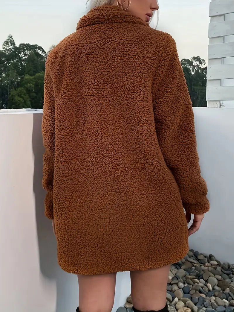 Eilly Bazar Women's faux fur coat