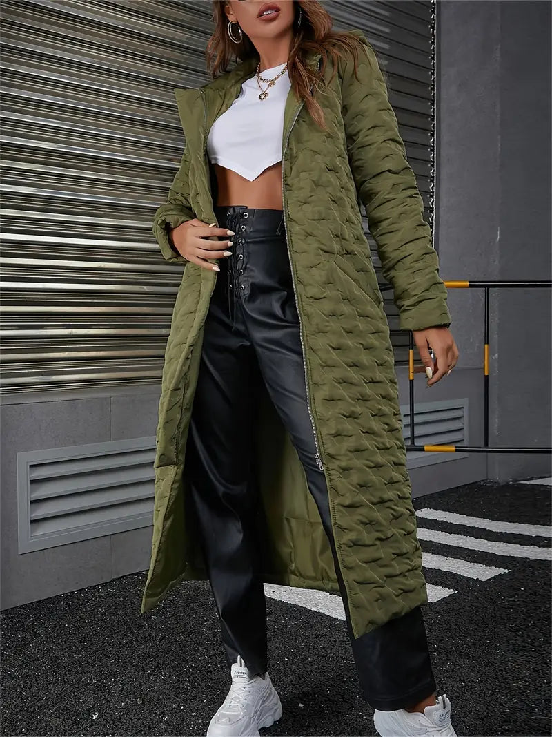Eilly Bazar Autumn and winter hooded cotton-padded jacket