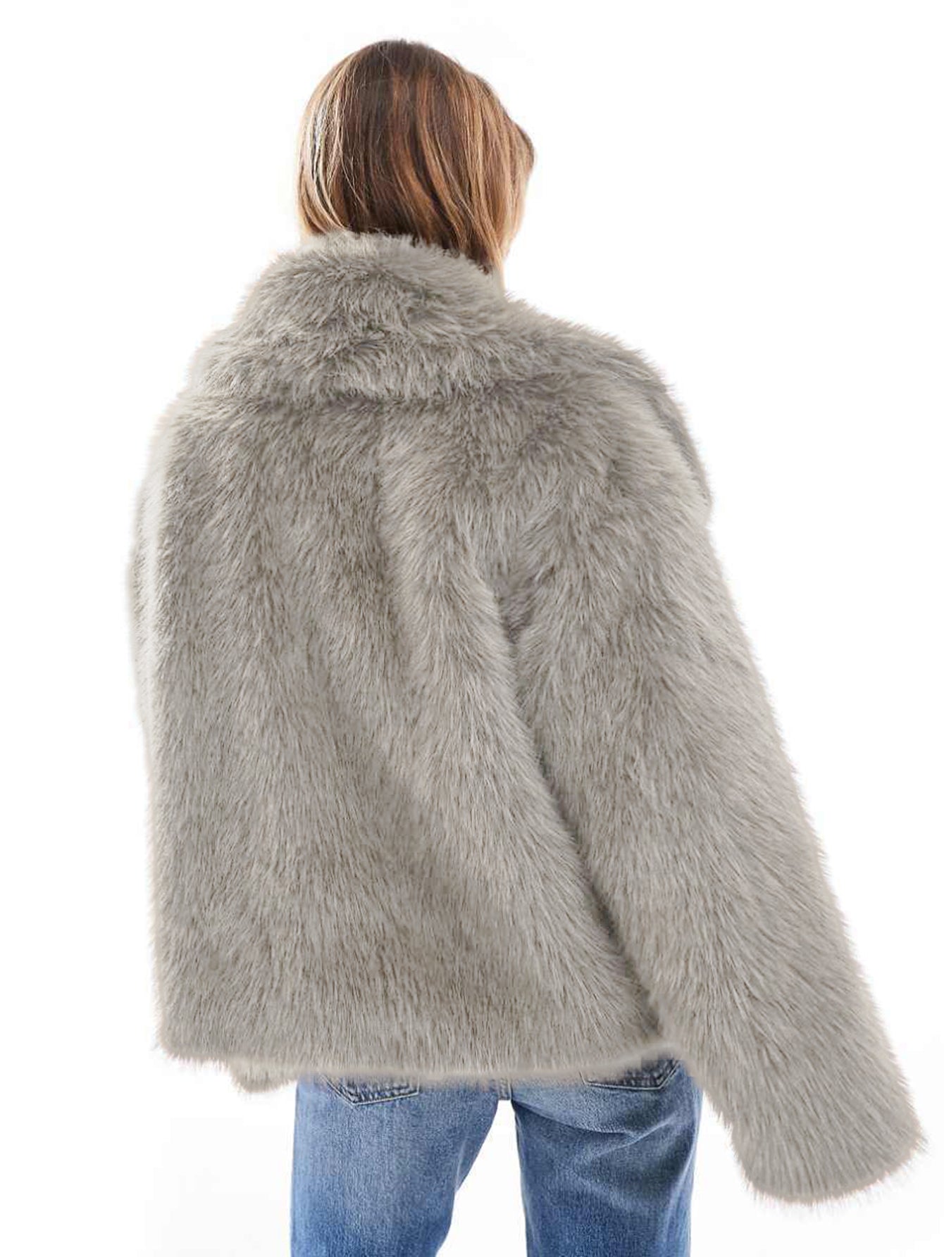 Eilly Bazar Women's Faux Fur Coat