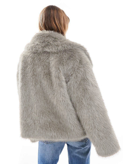 Eilly Bazar Women's Faux Fur Coat