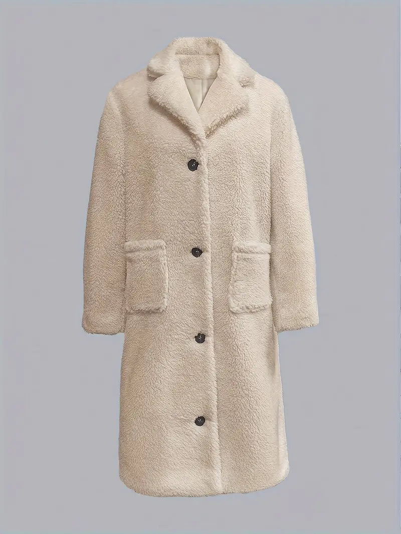 Eilly Bazar Ladies' Elegant Faux Fur Coat