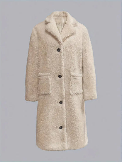 Eilly Bazar Ladies' Elegant Faux Fur Coat
