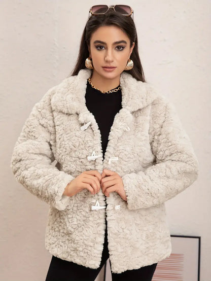 Eilly Bazar Women’s faux fur lined coat