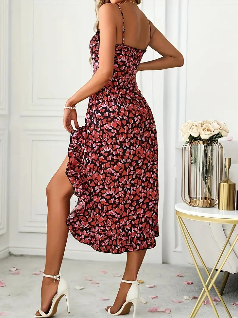 Eilly Bazar Women's Printed Slip Dress
