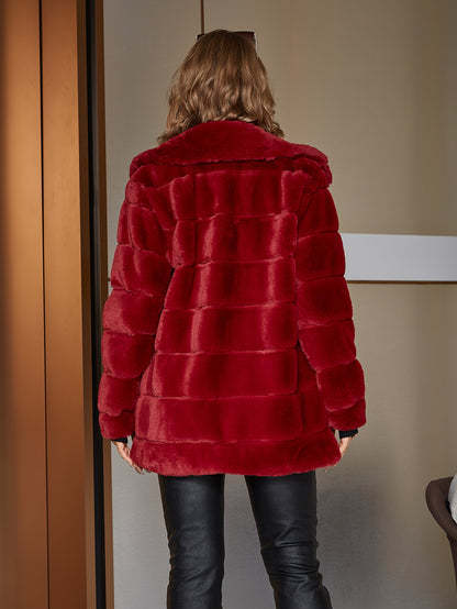 Eilly Bazar Women's Faux Fur Coat