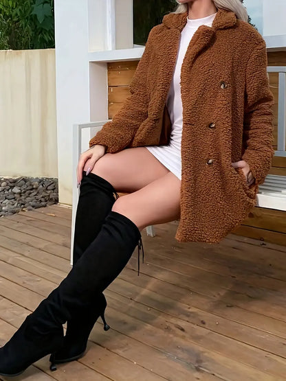 Eilly Bazar Women's faux fur coat