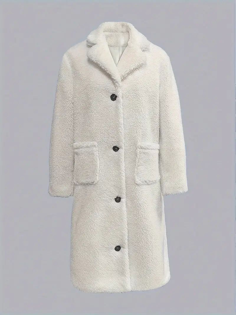 Eilly Bazar Ladies' Elegant Faux Fur Coat