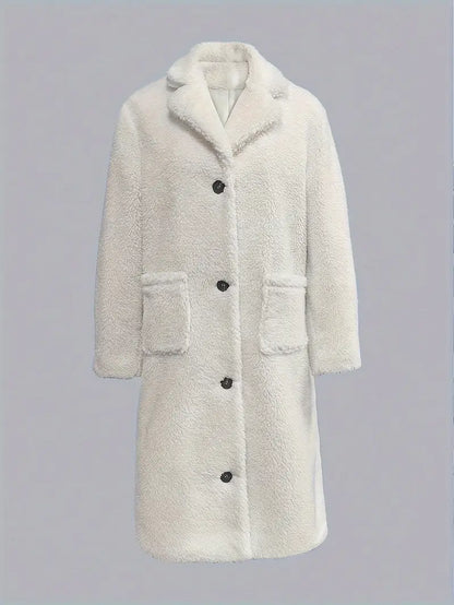 Eilly Bazar Ladies' Elegant Faux Fur Coat