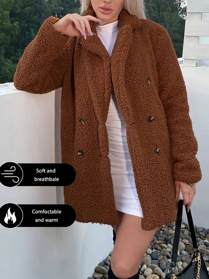 Eilly Bazar Women's faux fur coat