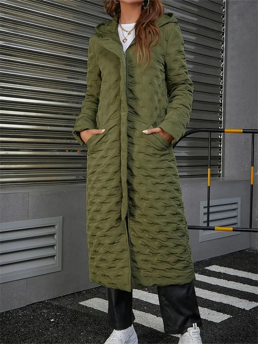 Eilly Bazar Autumn and winter hooded cotton-padded jacket