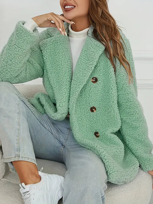Eilly Bazar Women's faux fur coat